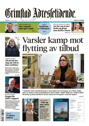 Cover of Grimstad Adressetidende