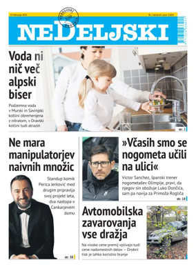 Cover of Nedeljski Dnevnik