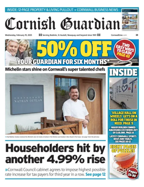 Cover of Cornish Guardian (Bodmin & East Cornwall)