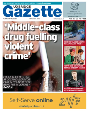 Cover of Uxbridge Gazette