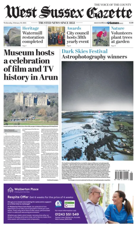 Cover of West Sussex Gazette