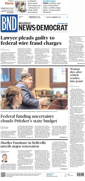 Cover of Belleville News-Democrat