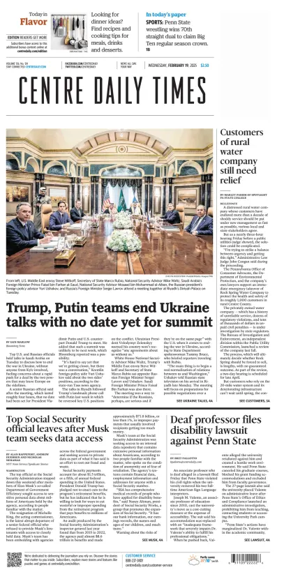 Cover of Centre Daily Times