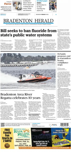Cover of The Bradenton Herald