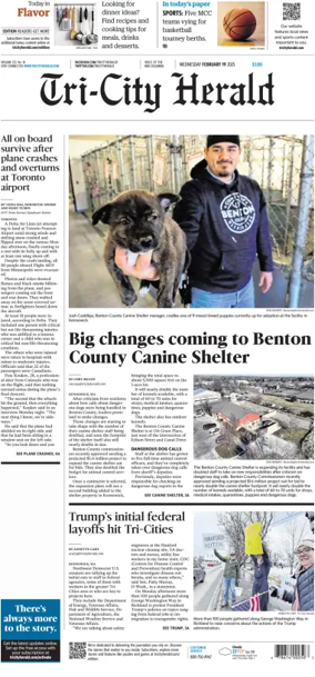 Cover of Tri-City Herald