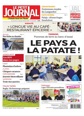 Cover of Le Petit Journal - L'hebdo local de l'Aude