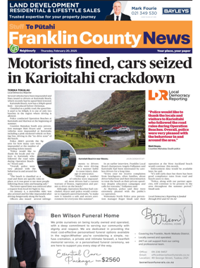 Cover of Franklin County News