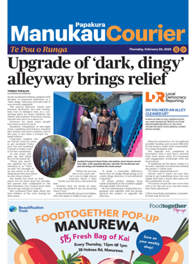Cover of Manukau Courier
