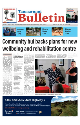 Cover of Taumarunui Bulletin