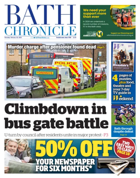 Cover of Bath Chronicle