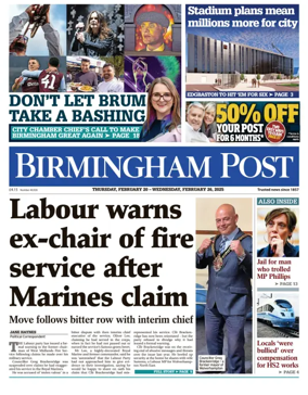 Cover of Birmingham Post