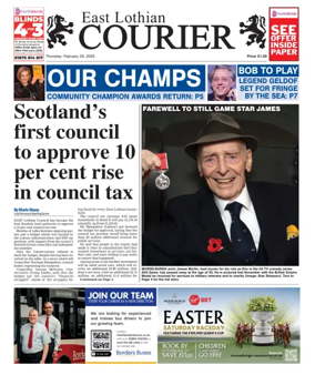 Cover of East Lothian Courier