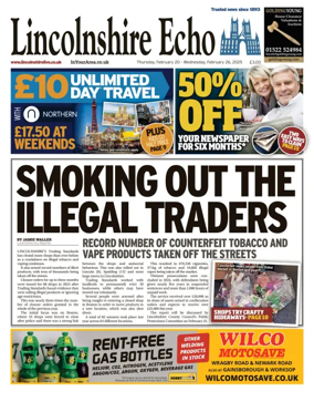 Cover of Lincolnshire Echo