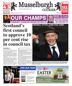 Cover of Musselburgh Courier