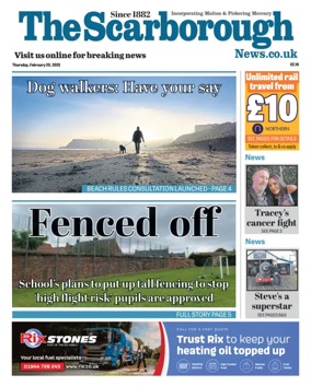 Cover of The Scarborough Evening News