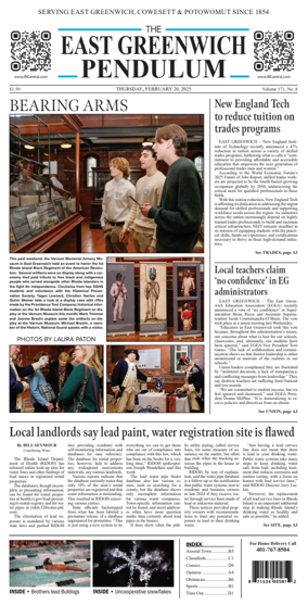 Cover of East Greenwich Pendulum
