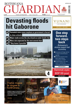 Cover of Botswana Guardian