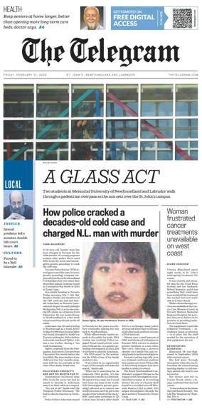 Cover of The Telegram (St. Johnâ€™s)