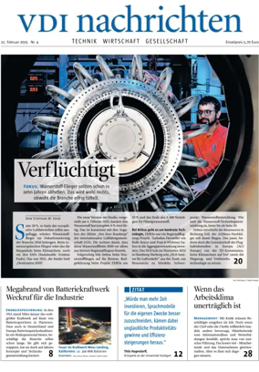 Cover of VDI Nachrichten