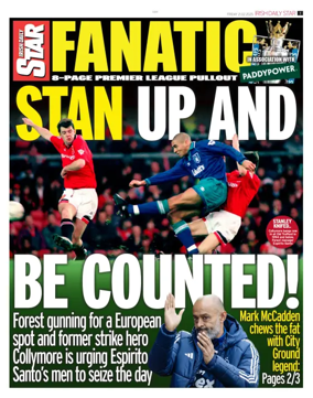 Cover of Irish Daily Star - Fanatic