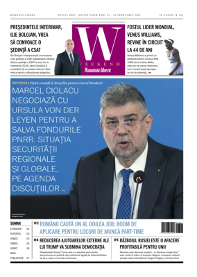 Cover of Romania Libera - Friday Edition