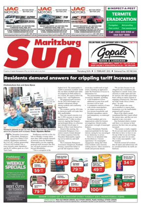 Cover of Maritzburg Sun (South Africa)
