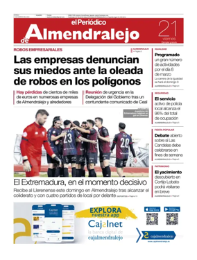 Cover of El Periódico de Almendralejo