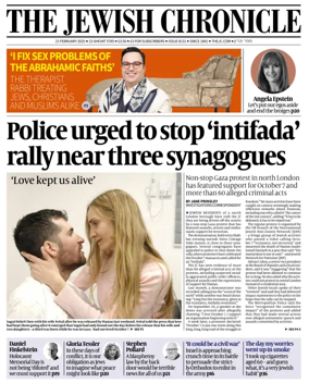 Cover of The Jewish Chronicle