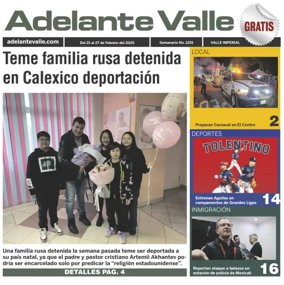 Cover of Adelante Valle