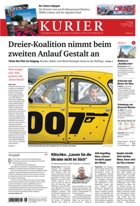 Cover of Kurier (Samstag)