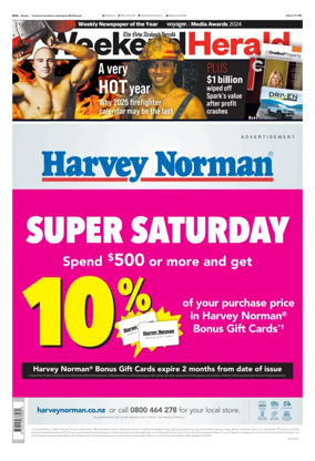 Cover of Weekend Herald
