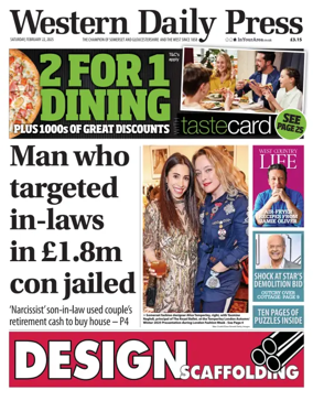 Cover of Western Daily Press (Saturday)