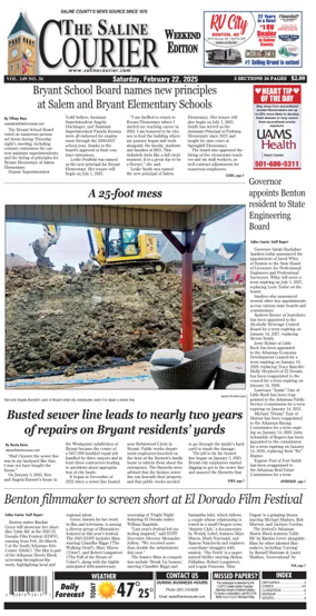 Cover of The Saline Courier Weekend