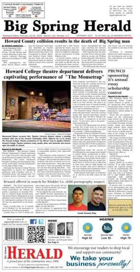 Cover of Big Spring Herald Weekend