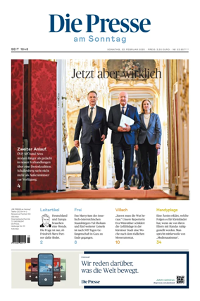 Cover of Die Presse am Sonntag