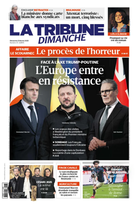 Cover of La Tribune Dimanche (France)