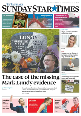 Cover of Sunday Star-Times