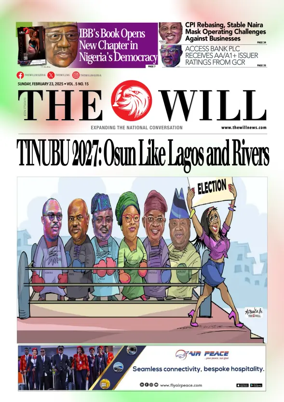 Cover of THEWILL NEWSPAPER