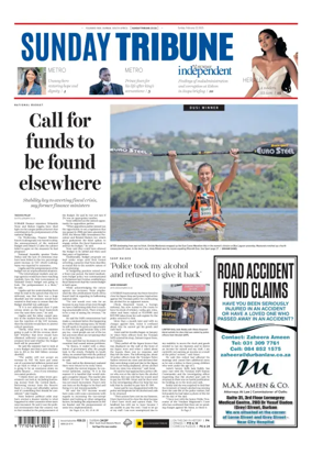 Cover of Sunday Tribune