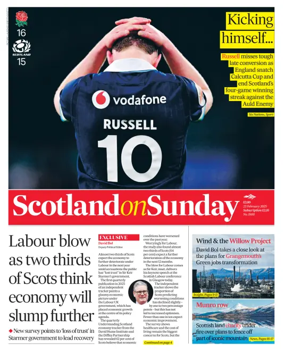 Cover of Scotland on Sunday