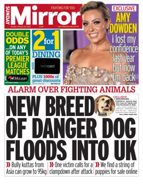 Cover of Sunday Mirror (Northern Ireland)