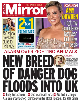 Cover of Sunday Mirror
