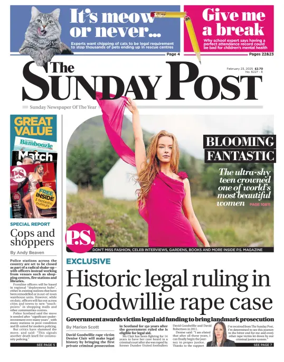 Cover of The Sunday Post (Newcastle)