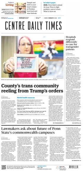 Cover of Centre Daily Times (Sunday)
