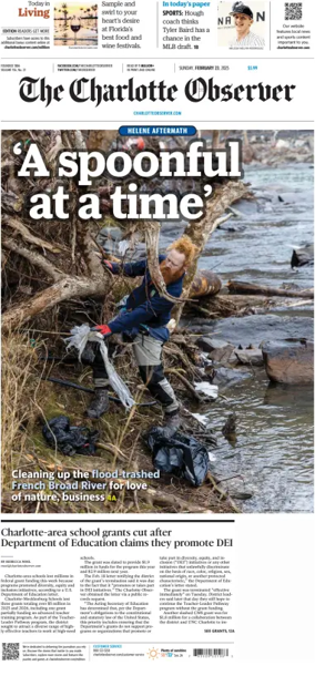 Cover of The Charlotte Observer (Sunday)