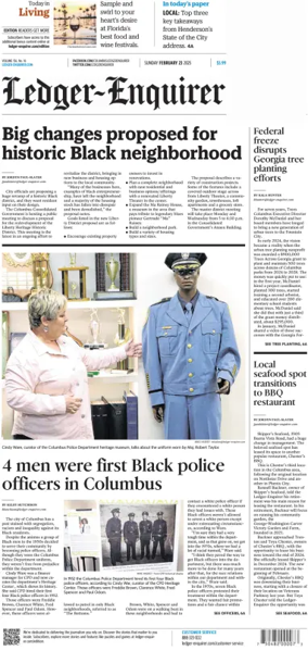 Cover of Ledger-Enquirer (Sunday)