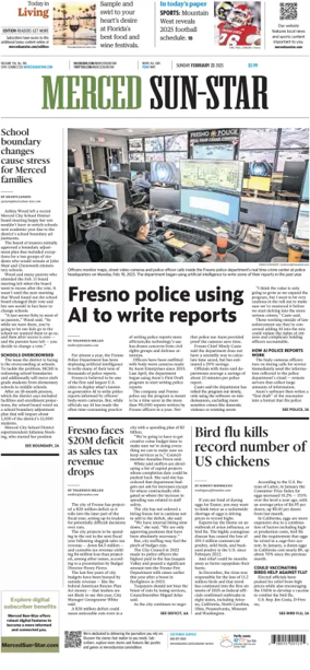 Cover of Merced Sun-Star (Saturday)