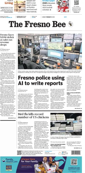 Cover of The Fresno Bee (Sunday)
