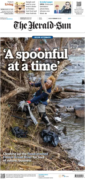 Cover of The Herald-Sun (Sunday)