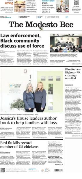 Cover of The Modesto Bee (Sunday)